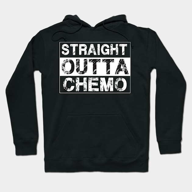 Straight Outta Chemo – Therapy Cancer Awareness Hoodie by jeaniecheryll